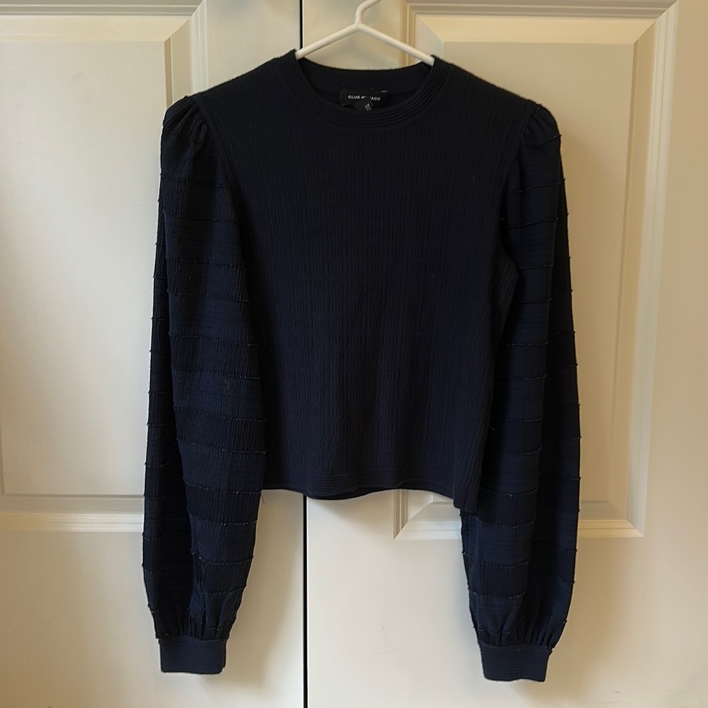 Club Monaco Blue Sweater Top. Size S